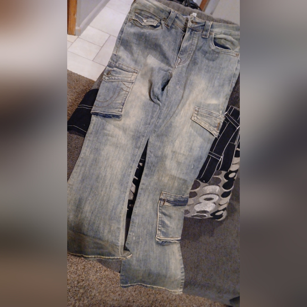True Religion Men's Blue Jeans